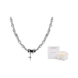 Кубинское ожерелье (серебряное) + подарочный набор роз