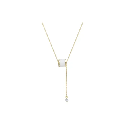 NATURALLYJOJO Ожерелья с камнем "Кошачий глаз" Женские