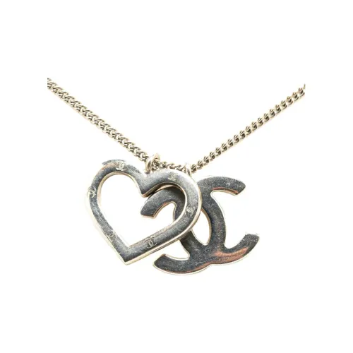 CHANEL CC Брасс Колье Женское Серебро