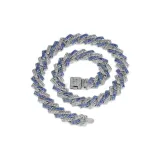 Ромб Кубинское ожерелье (синий)