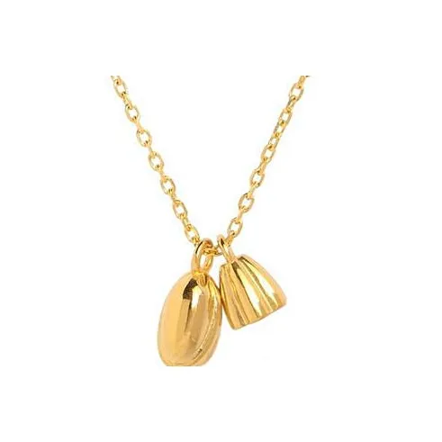 West Island Титановая сталь Ожерелье Золотое Женское