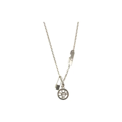 Off Белый Metal Necklaces Серебряный Женские