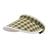 Жёлтая сетчатая шапка с визором