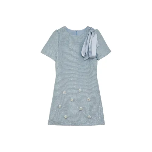 GORGEOUSIDEA Короткое платье с короткими рукавами женское