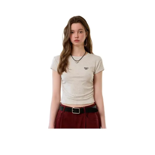 CHOCOOLATE T Рубашка Женская Серого цвета