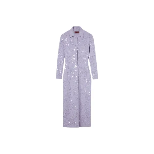 GUCCI FW25 Длинное платье с длинными рукавами женское