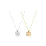 Сердце Клевер Четырехлистный Ожерелье [Золотой + Серебряный]