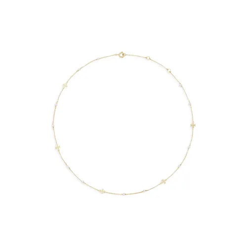 Tory Burch Brass Necklaces Золотой Женские