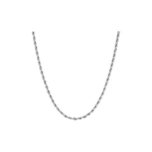 Cooraree Титановые стальные ожерелья унисекс серебряные