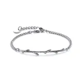 Деревянный браслет с веткой [женский]