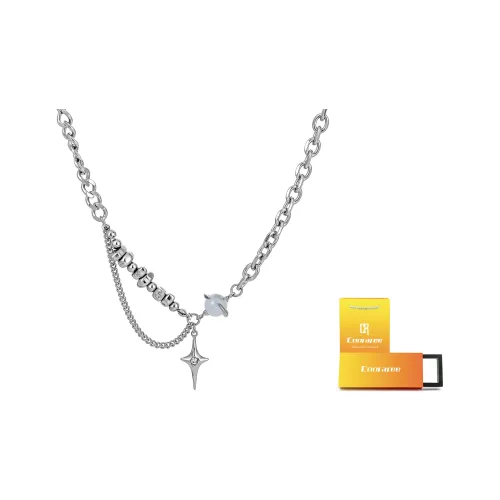 Cooraree Титановые стальные ожерелья унисекс