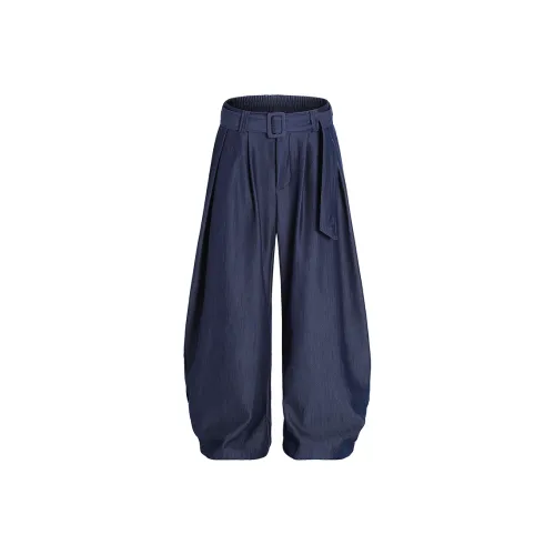 UKTK Blue Men's Casual Pants UKTK Синий Мужские Повседневные Брюки