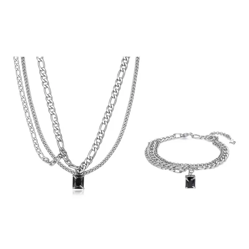 FAIRWHALE Титановые стальные ожерелья унисекс