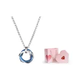 Вечная любовь Подвеска Ожерелье + Коробка на День влюбленных