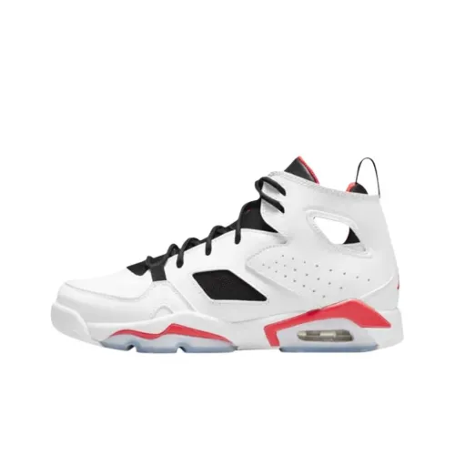 Jordan Flight Club 91 High Top Детские Баскетбольные Кроссовки Белые Подростки