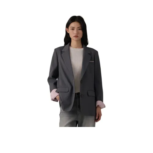 AYILIAN Бизнес-костюм женский цвет асфальтовый каменный серый