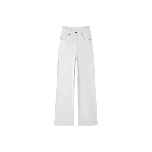 SEVEN FOR ALL MANKIND Белые Женские Джинсы