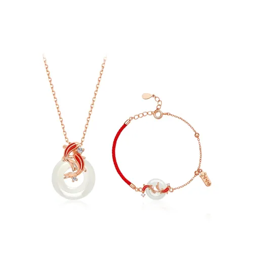 Inkopper Цветное Ожерелье с Глазурью Женское