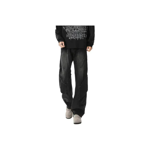 BLACK AT Унисекс Джинсы