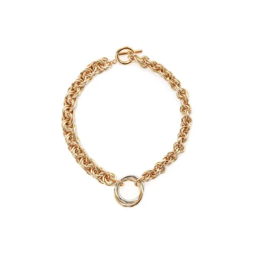 JW Anderson Ожерелья Женские Золото