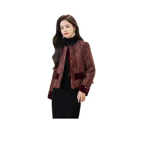 SIBAISHE Пуховик Женский Красный