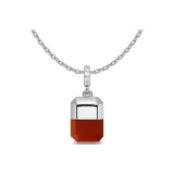 Красный нефрит (серебро)