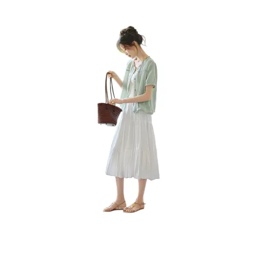 MOHANYIMEI Мятно-зеленые Женские Рубашки