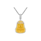Серебристый-Горчично-желтый