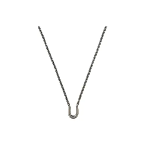 ETE SV925 Черный с родиевым покрытием мужские серебряные ожерелья