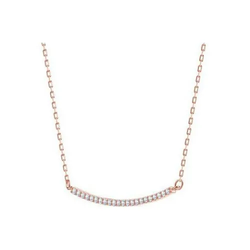 Swarovski Розовое золото с покрытием кристалл Swarovski ожерелья женские