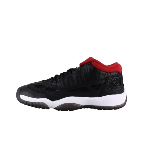 Jordan Air Jordan 11 MID Топ Детские Баскетбольные Кроссовки Черные Подростки
