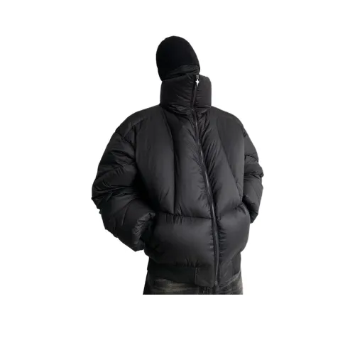 BLACK AT Хлопковый пуховик Унисекс Черный