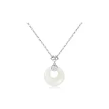 Ожерелье "Благословение Удачи Мирное" с застежкой [Серебряное]