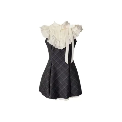 SEAR OFFICIAL Серые Женские Платья без рукавов