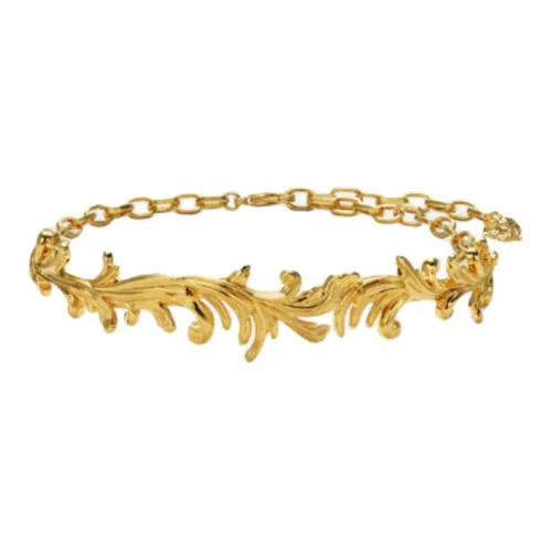 VERSACE Браслеты из латани Унисекс Золото