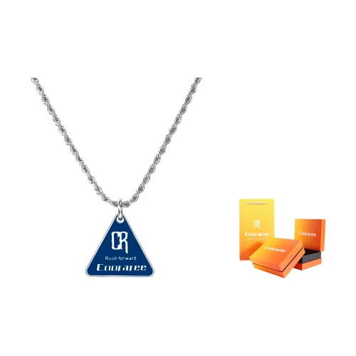 Cooraree Титановые стальные ожерелья унисекс