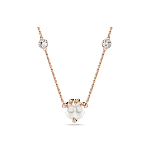 Swarovski DRAGON PHOENIX Искусственный кристалл покрытие розовое золото искусственная жемчужина ожерелья женские розовое золото