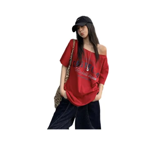 MORii Женские красные футболки