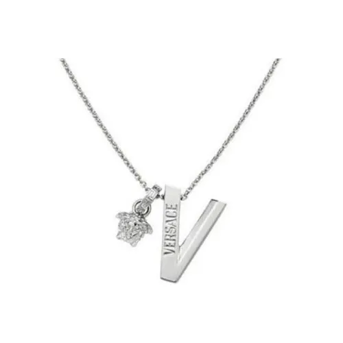VERSACE Металлические ожерелья Женское серебро
