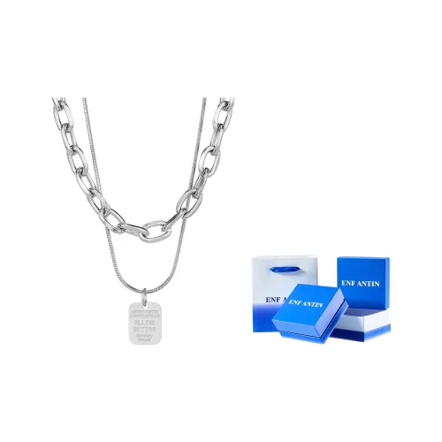 ENFANTIN Титановая сталь Ожерелье Унисекс
