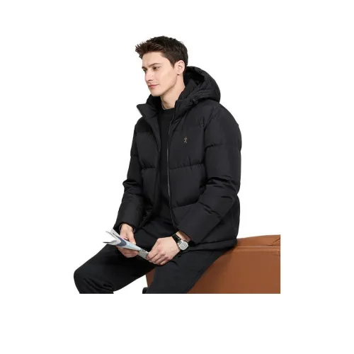 Dance with Wolves Пуховик Мужской Черный