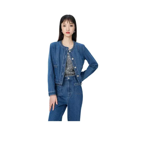 Caroline FW24 Denim Jacket Women's Blue