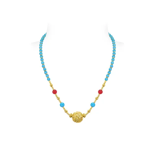 GAONAS Медный сплав Синтетический циркон Ожерелье Женское