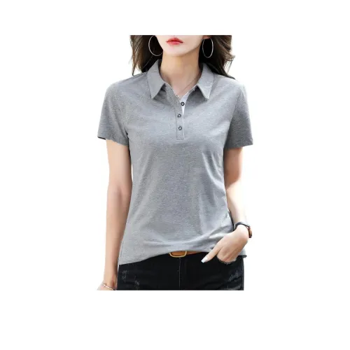 Kele Coco Стандартная T-рубашка Женская Серого цвета