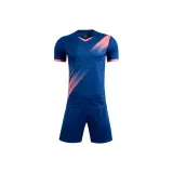 Комплект одежды (Цветной синий топ + Синие штаны)