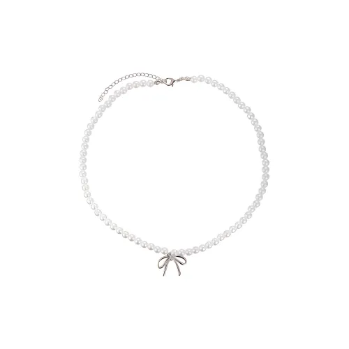 Серебряная отделка Высокое качество Сплав Мода Ожерелье Женское