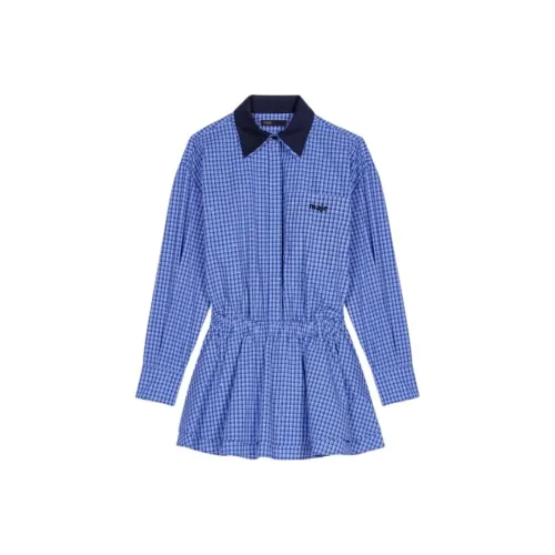 Maje Длинное платье с длинными рукавами женское