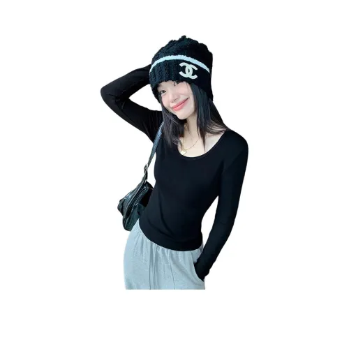 Puppytown Черные Женские T-рубашки