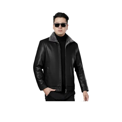 Devanro Мужские кожаные куртки