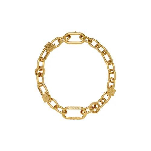 VERSACE Медное ожерелье, золотой, унисекс